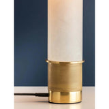 Sefton Rechargeable Lamp, Aged Brass-Lighting-High Fashion Home