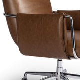 Sherman Leather Desk Chair, Sonoma Chestnut-Furniture - Office-High Fashion Home