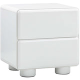 Tammy Nightstand, White-Furniture - Bedroom-High Fashion Home