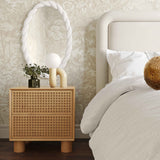 Miles Nightstand, Natural-Furniture - Bedroom-High Fashion Home