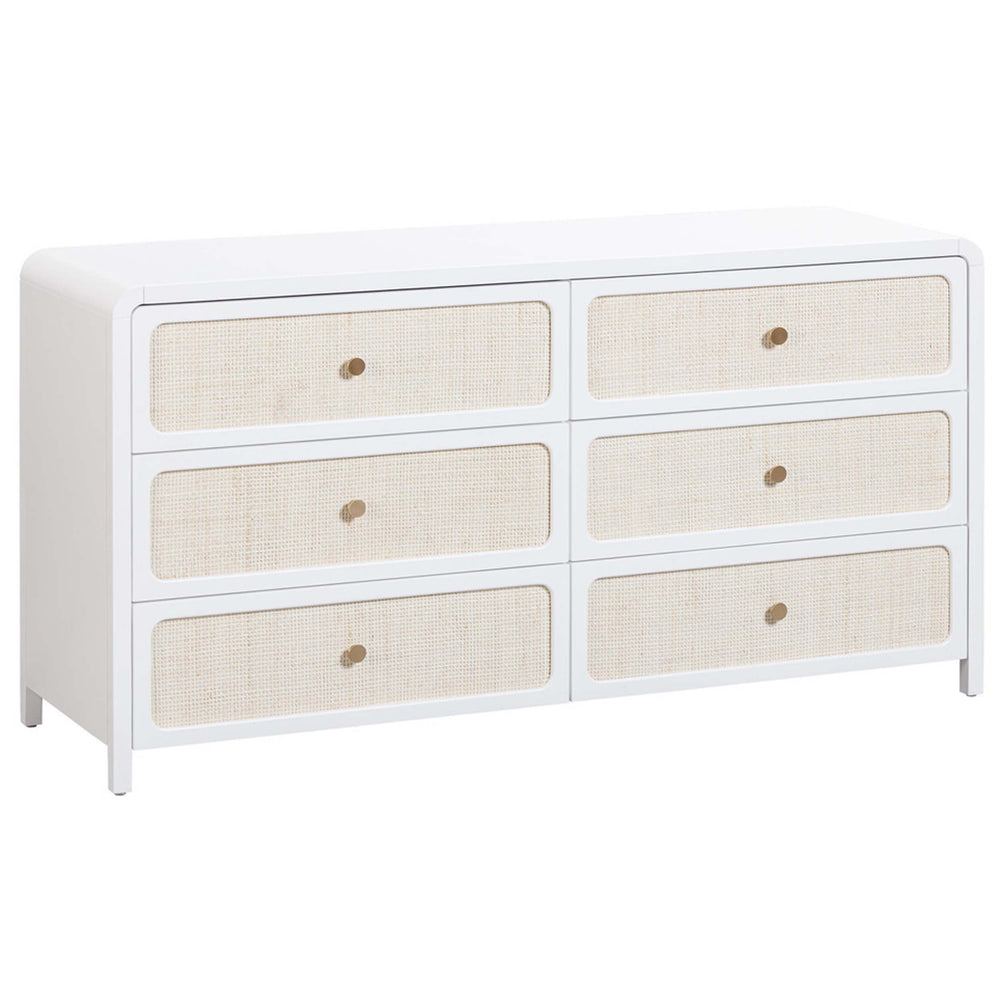 Patty 6 Drawer Dresser, White