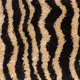 Zebra Bench, Brown Stripe