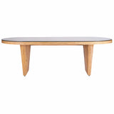 Caren Oval Dining Table, Natural