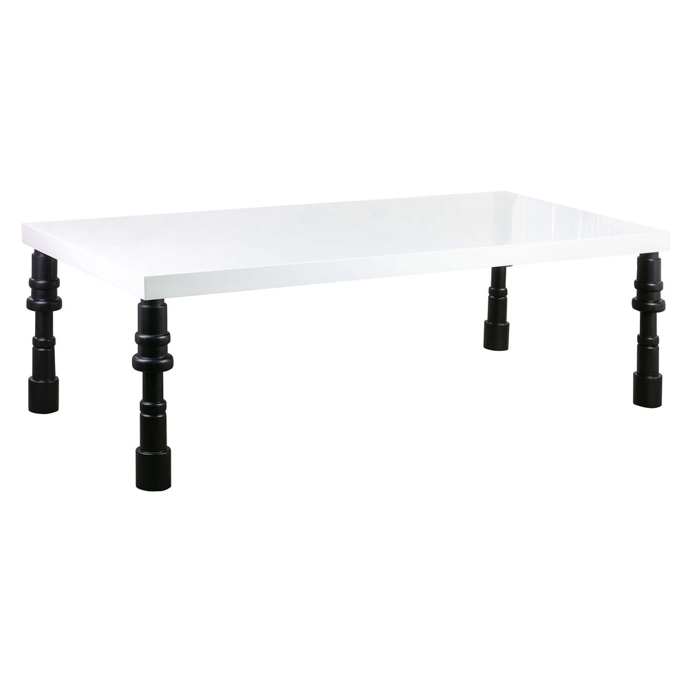 Spindle Rectangular Dining Table, White