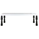 Spindle Rectangular Dining Table, White