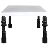 Spindle Rectangular Dining Table, White