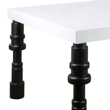 Spindle Rectangular Dining Table, White