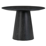 Sahara Round Dining Table, Black