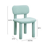 Elise Dining Chair, Pale Blue-Furniture - Dining-High Fashion Home