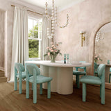 Elise Dining Chair, Pale Blue-Furniture - Dining-High Fashion Home