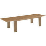 Polly Rectangular Extension Dining Table, Natural-Furniture - Dining-High Fashion Home