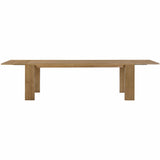 Polly Rectangular Extension Dining Table, Natural-Furniture - Dining-High Fashion Home