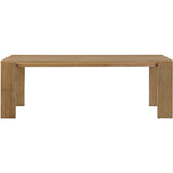 Polly Rectangular Extension Dining Table, Natural-Furniture - Dining-High Fashion Home