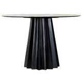 Jimena Round Dining Table, Marble Ceramic-Furniture - Dining-High Fashion Home