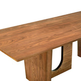 Satra Rectangular Dining Table, Walnut