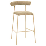 Liliana Bar Stool, Taupe-Furniture - Dining-High Fashion Home