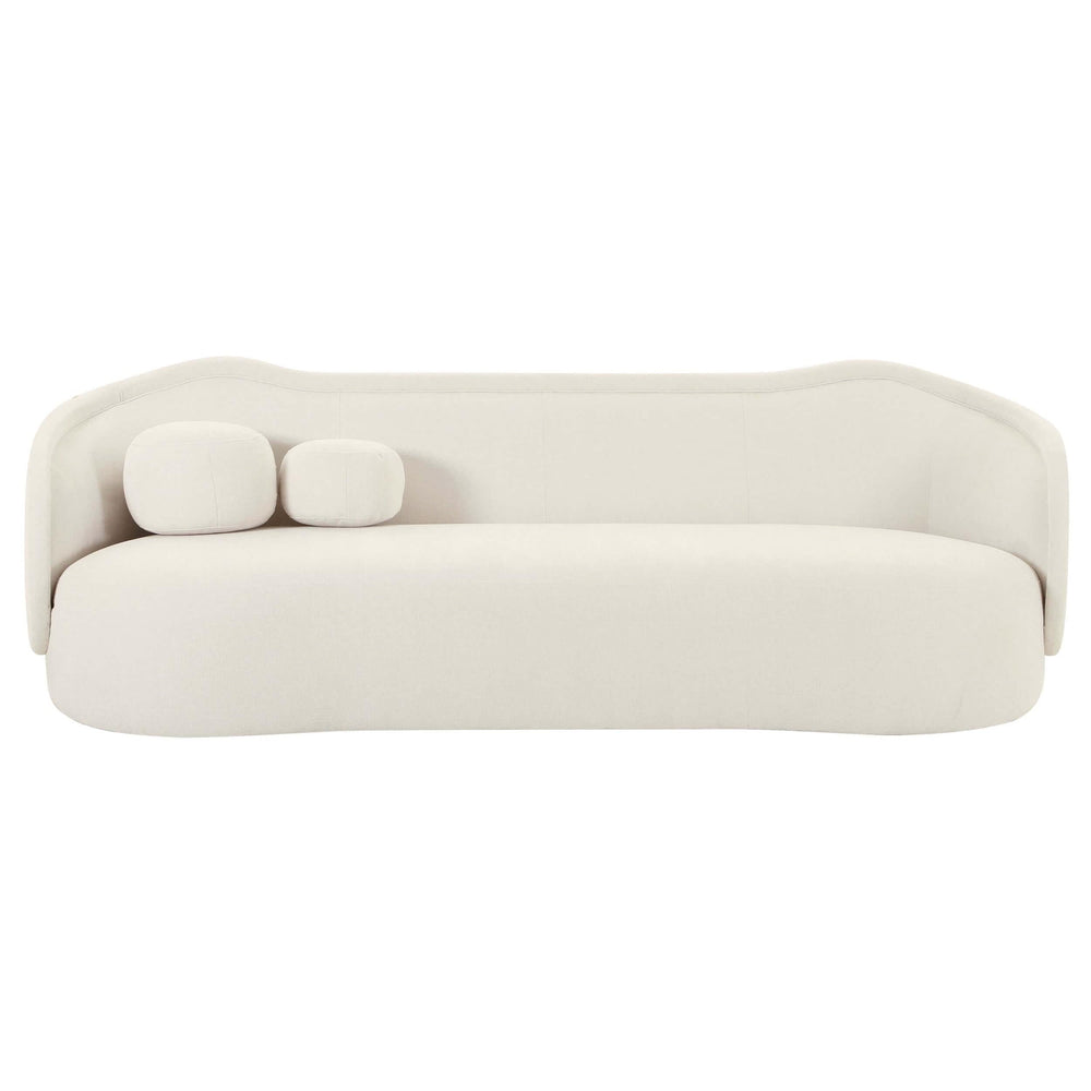 Circe Sofa, Textured Cream-Furniture - Sofas-High Fashion Home