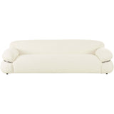 Leyla Boucle Sofa, Cream-Furniture - Sofas-High Fashion Home