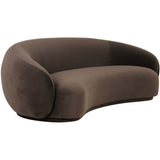 Kendall Sofa, Chocolate Brown-Furniture - Sofas-High Fashion Home