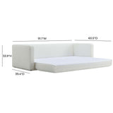 Ryan Sofa Bed, Cream