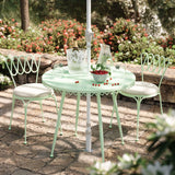 Erica Outdoor Chair, Mint Green