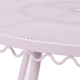 Erica Outdoor Cafe Table, Pink