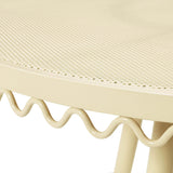 Erica Outdoor Cafe Table, Cream