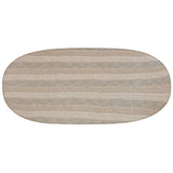 Smooch Outdoor Oval Dining Table, Faux Travertine-Furniture - Dining-High Fashion Home