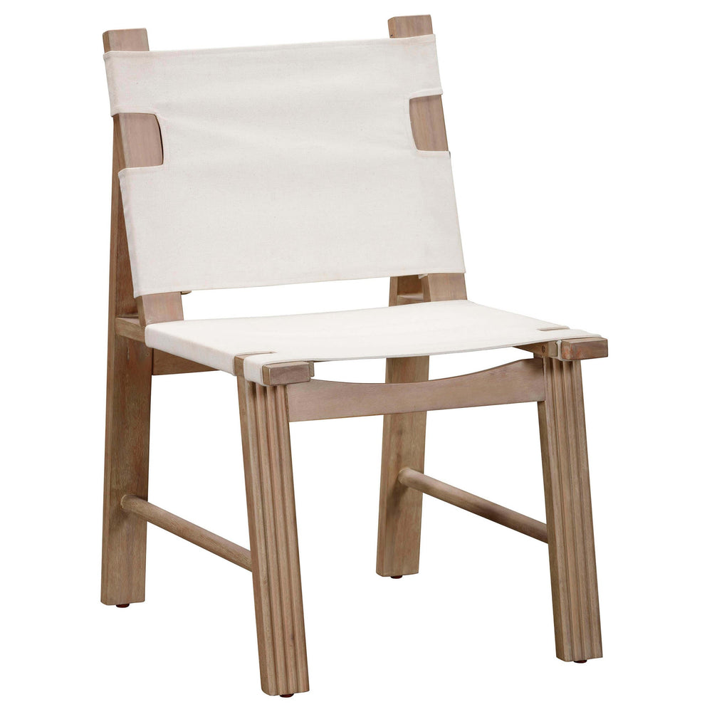 Cassie Outdoor Dining Chair, Cream, Set of 2-Furniture - Dining-High Fashion Home