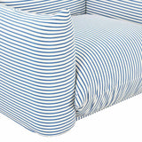 Saint Tropez Outdoor Chair, Blue Striped-Furniture - Chairs-High Fashion Home