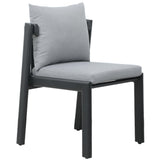 Nancy Outdoor Dining Chair, Grey, Set of 2-Furniture - Dining-High Fashion Home