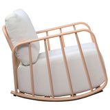 Violette Outdoor Rocking Chair, Terracotta-Furniture - Chairs-High Fashion Home