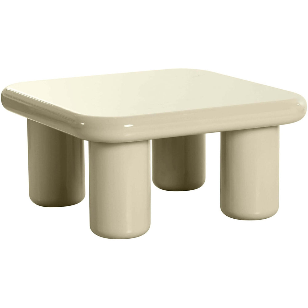 Memphis Coffee Table, Cream-Furniture - Accent Tables-High Fashion Home