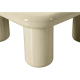 Memphis Coffee Table, Cream-Furniture - Accent Tables-High Fashion Home