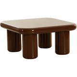 Memphis Coffee Table, Chocolate Brown-Furniture - Accent Tables-High Fashion Home