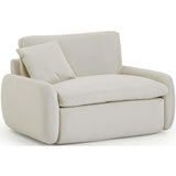 Rachelle Lounge Chair, Cream-Furniture - Chairs-High Fashion Home