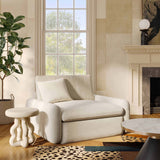 Rachelle Lounge Chair, Cream-Furniture - Chairs-High Fashion Home