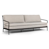 Tally Outdoor Sofa, Ramiro Ecru-Furniture - Sofas-High Fashion Home