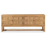 Tamara Media Console, Worn Oak-Furniture - Storage-High Fashion Home