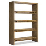 Theodore Bookcase, Rustic Amber Oak-Furniture - Storage-High Fashion Home