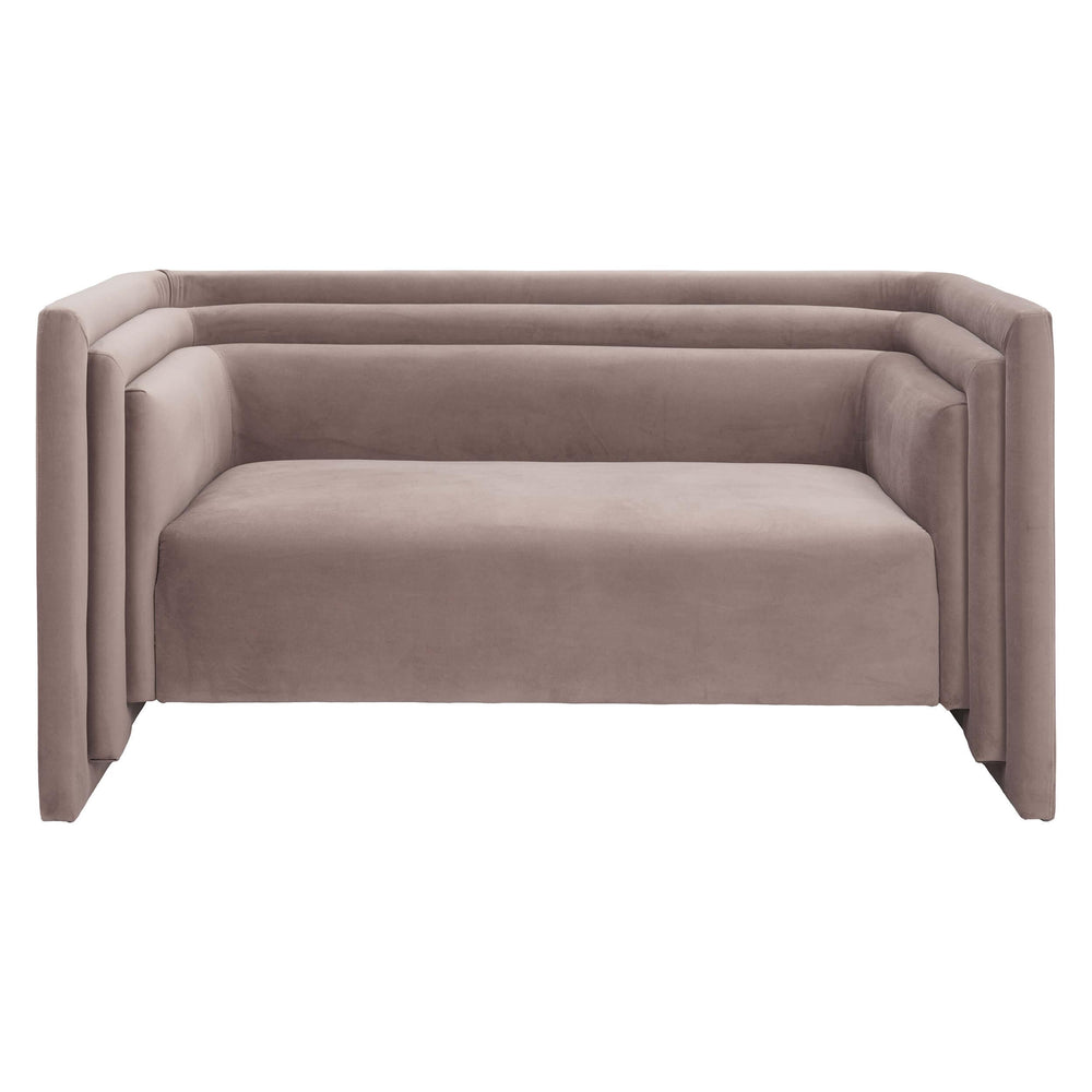 Trippel Loveseat, Taupe