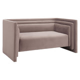 Trippel Loveseat, Taupe-Furniture - Sofas-High Fashion Home