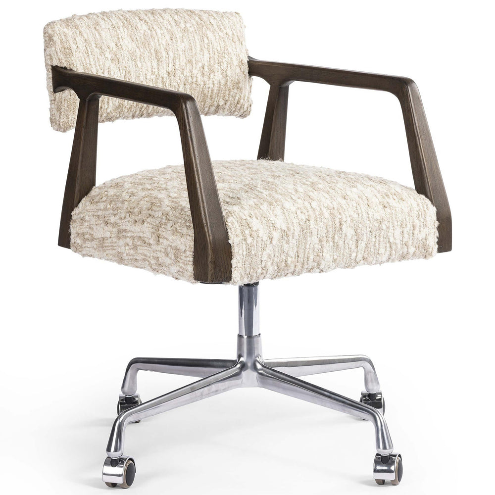 Tyler Desk Chair, Solema Cream-Furniture - Office-High Fashion Home