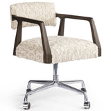 Tyler Desk Chair, Solema Cream-Furniture - Office-High Fashion Home