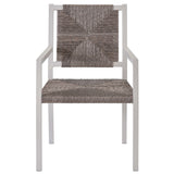 Tybee Outdoor Dining Chair, Wicker Greige, Set of 2