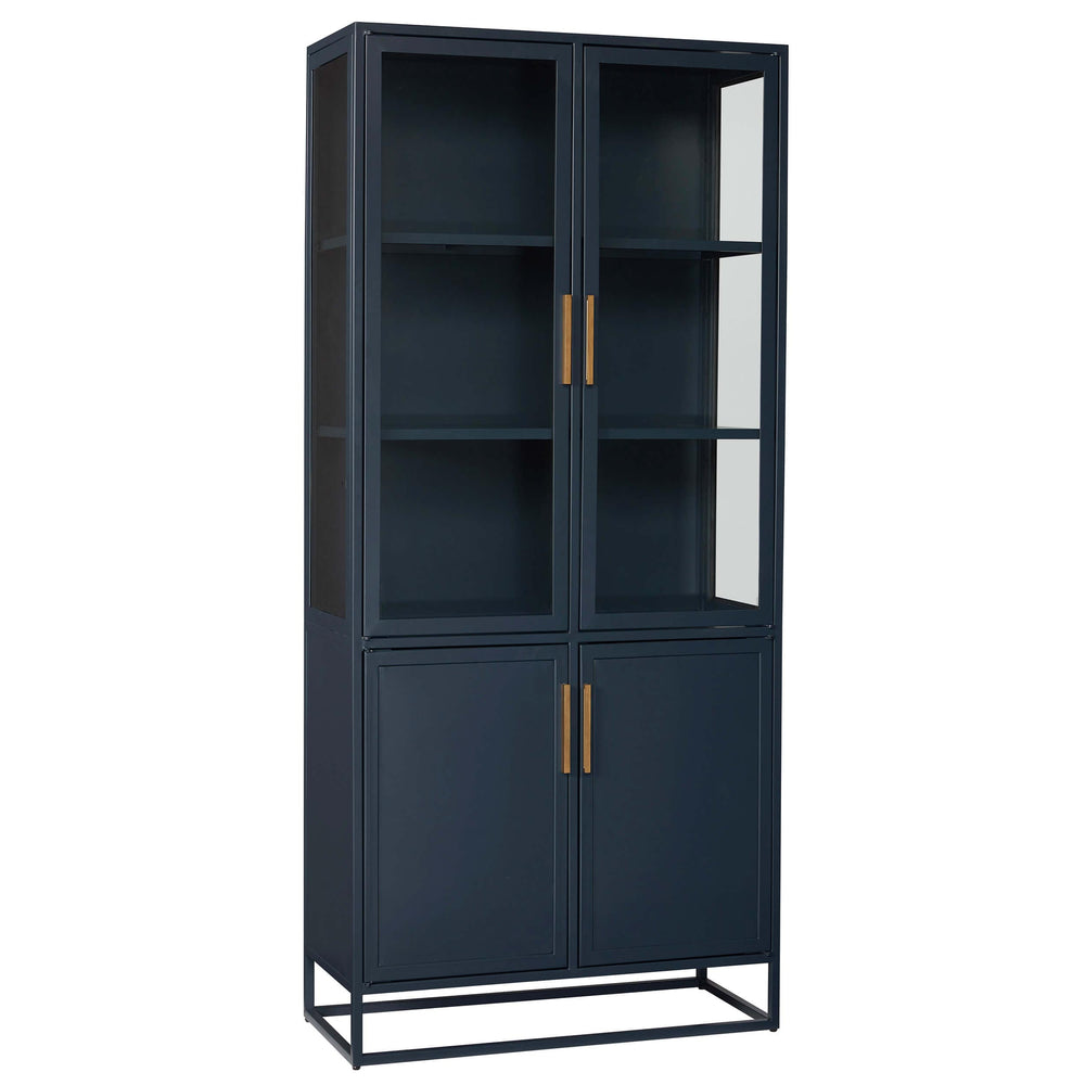 Santorini Tall Metal Cabinet-Furniture - Storage-High Fashion Home