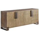 Riviera Console, Guilded Oak/Otter-Furniture - Storage-High Fashion Home