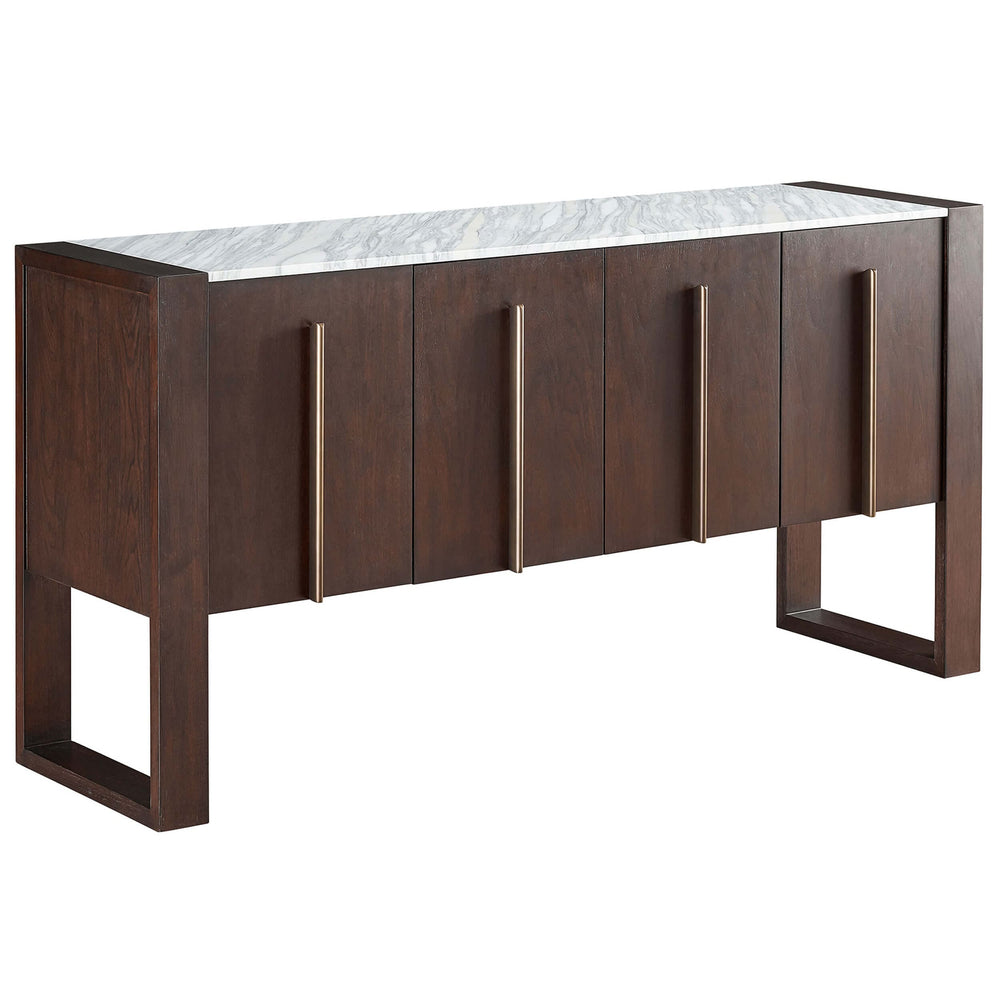 Parma Credenza, Dark Walnut-Furniture - Storage-High Fashion Home