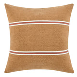 Bryce Pillow, Chestnut Brown/Terracotta-High Fashion Home