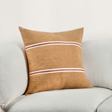 Bryce Pillow, Chestnut Brown/Terracotta-High Fashion Home